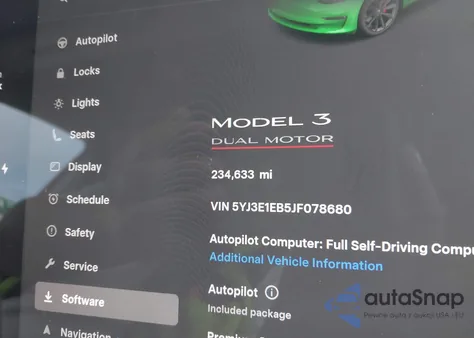 2018 Tesla Model 3 Long Range/Performance из США, поврежденный, VIN 5YJ3E1EB5JF078680